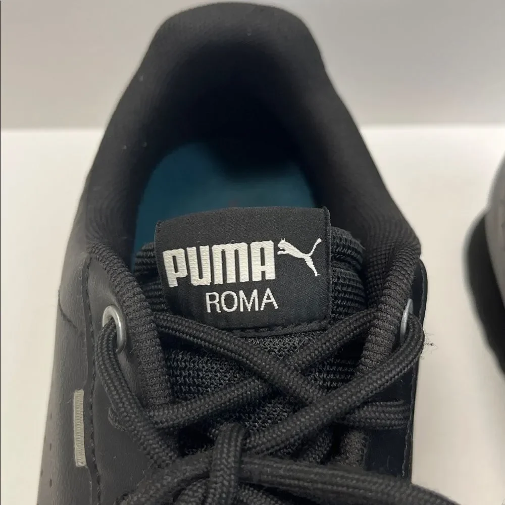 Puma MAPF1 Roma Via Perf Mercedes F1 sneaker in black with a silver accent 6.5